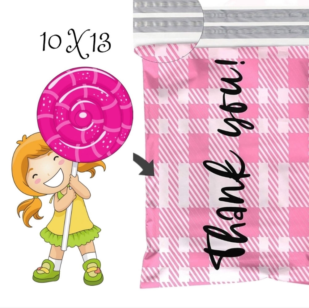 10-10x14 Pink Plaid
